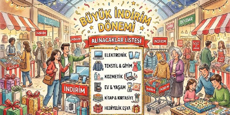 indirim dönemi alınacaklar listesi indirim dönemi alınacaklar listesi