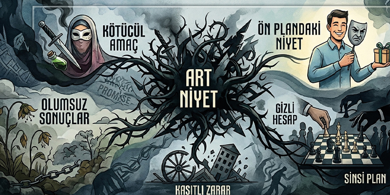 Art Niyet Kelime Anlamı ve Gerçek Temel Özellikleri Art Niyet Kelime Anlamı ve Temel Özellikleri
