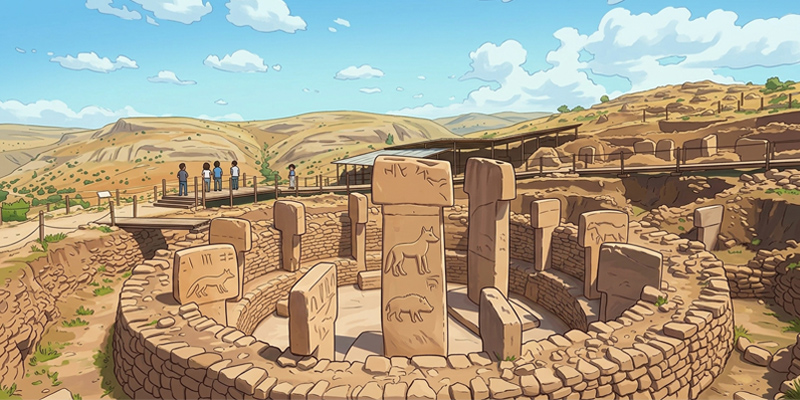 Göbeklitepedeki hayvan kabartmaları