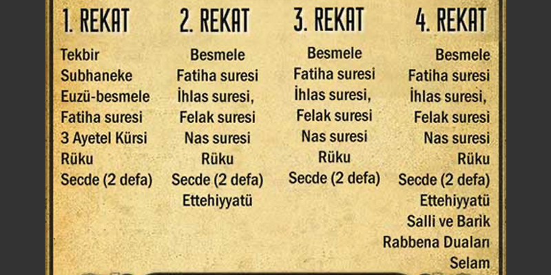 4 rekat hacet namazı kılma hacet namazı nasıl kılınır