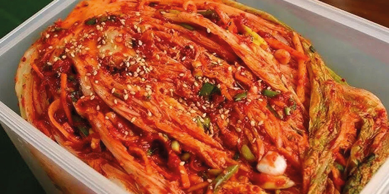 kimchi kore yemeği
