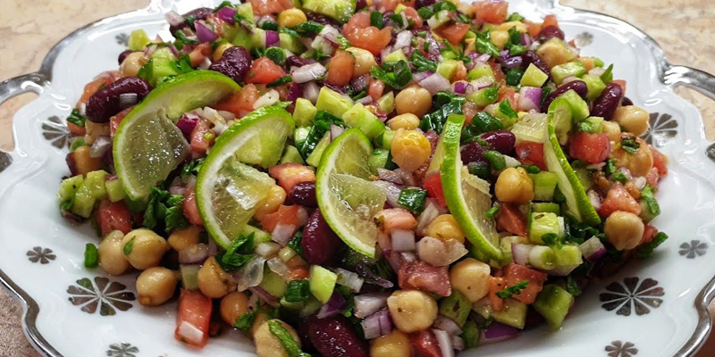 kolay yemek tariflerinden nohutlu salata kolay yemek tarifleri