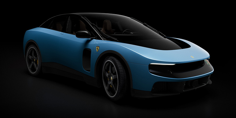 ferrari'nin ilk elektrikli modeli luce luce ferrarinin yeni modeli