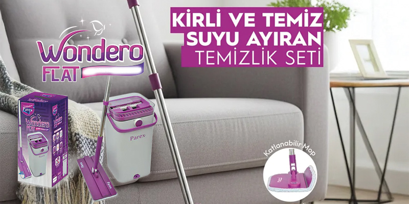 Parex Wondero Otomatik Mop Set Modern ve Pratik