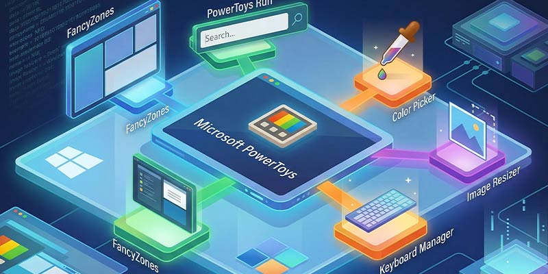 powertoys özellikleri ve verimlilik artışı Microsoft PowerToys özellikleri